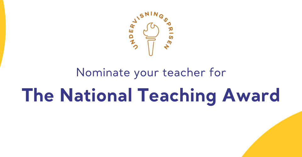 Should your teacher be nominated for one of The National Teaching Award?