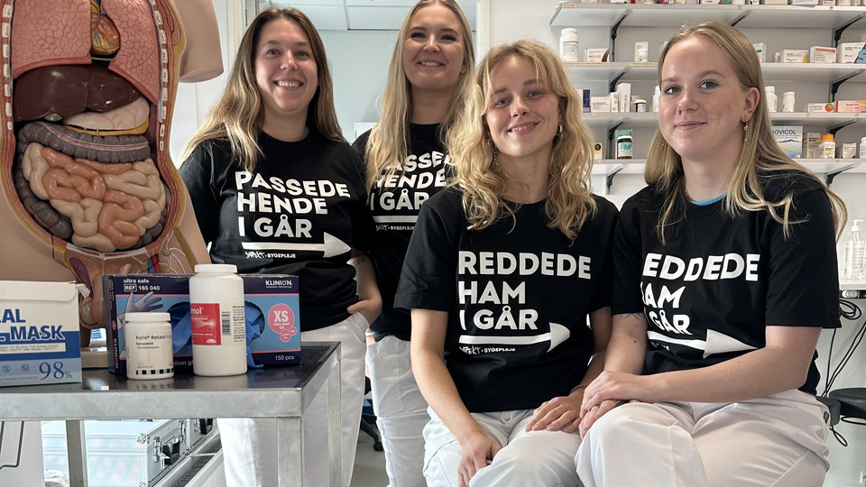 Suspekt x Sygepleje - t-shirten kan blive din!