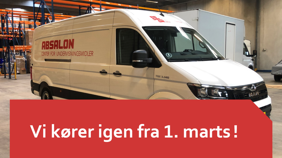 Vi kører igen fra 1. marts