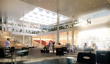 Arkitektens billeder af byggeriet